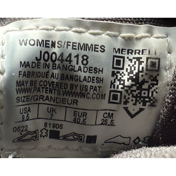 Merrell Shiloh II Ankle Boots Women Size 9.5 Brown Leather and Wool J004418 - Picture 7 of 10